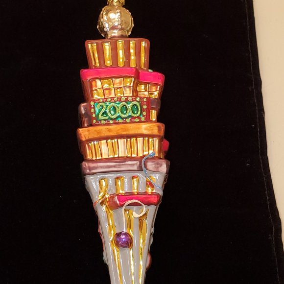 NEW YEAR'S 2000 CHRISTMAS ORNAMENT - Picture 2 of 3